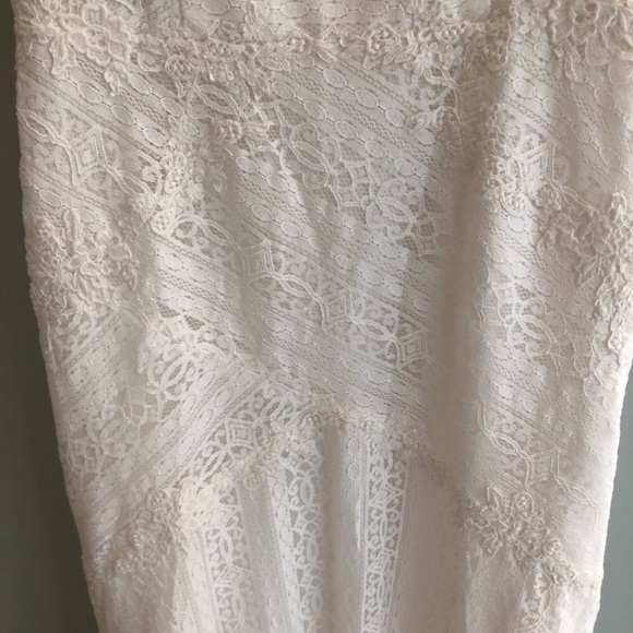NWT Galina Lace Tank Sheath Ivory Wedding Dress - Picture 7 of 8